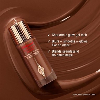 CHARLOTTE TILBURY HOLLYWOOD FLAWLESSFILTER PREBASE E ILUMINADOR LÍQUIDO | 5.5 TAN - 5