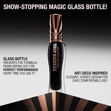 CHARLOTTE TILBURY EXAGGER-EYES VOLUME MÁSCARA DE PESTAÑAS | EXAGERADO-NEGRO - 5