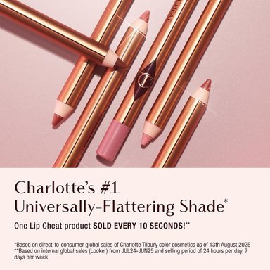 CHARLOTTE TILBURY LIP CHEAT LÁPIZ DELINEADOR DE LABIOS | PILLOW TALK FAIR - ROSA DE TONOS FRÍOS - 3