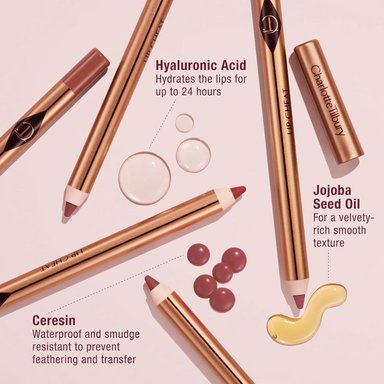 CHARLOTTE TILBURY LIP CHEAT LÁPIZ DELINEADOR DE LABIOS | PILLOW TALK FAIR - ROSA DE TONOS FRÍOS - 6