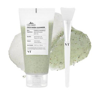 VT COSMETICS MASCARILLA LIMPIADORA DE ARCILLA CON CEPILLO CICA 113ML