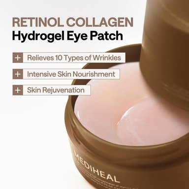 MEDIHEAL PARCHES DE OJOS COLÁGENO Y RETINOL 60 UDS - 3