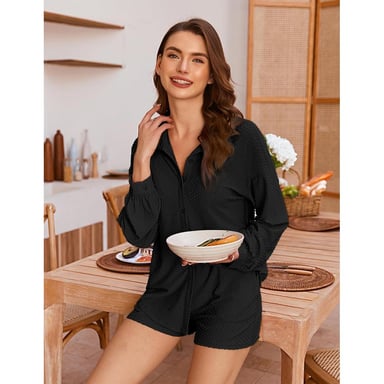 CONJUNTO MUJER DOS PIEZAS EKOUAER | NEGRO - 5