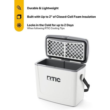 COOLER RTIC | WHITE / GREY - 2
