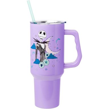 VASO  CON ASA Y PAJITA DISNEY 40 OZ / 1183 ML | JACK PURPLE