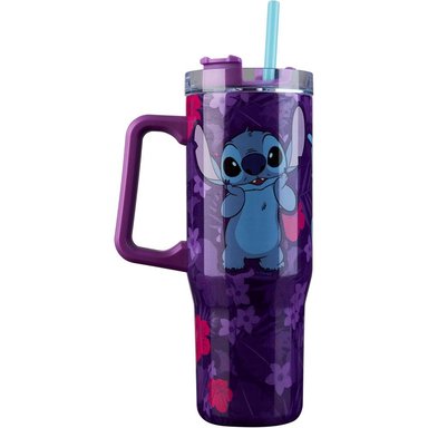 BOTELLA  CON ASA Y PAJILLA DISNEY 33 OZ / 976 ML | STITCH