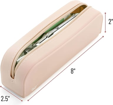 MR. PEN - ESTUCHE PEQUEÑO DE SILICONA PARA LÁPICES - BEIGE - 3