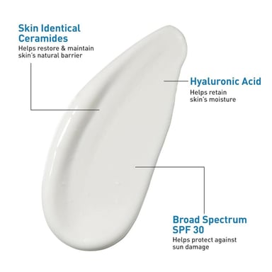 LOCIÓN FACIAL HIDRATANTE ULTRALIGERA FPS 30 CERAVE | 1.7 OZ / 50 ML - 3