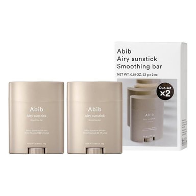 BARRA PROTECTORA SOLAR AIRY SUNSTICK DUO ABIB | 1.62 OZ / 46 G - 1