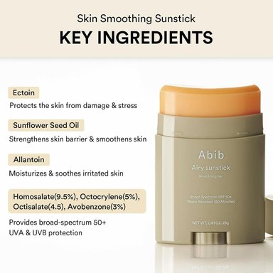 BARRA PROTECTORA SOLAR AIRY SUNSTICK DUO ABIB | 1.62 OZ / 46 G - 2