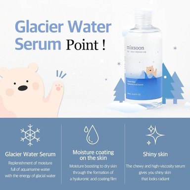 MIXSOON SUERO GLACIER WATER ACIDO HIALURONICO 1 OZ / 30 ML - 3