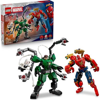 LEGO MARVEL MECH BATTLE SPIDER-MAN VS DOC OCK SET DE MECHS ARTICULADOS