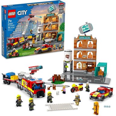 LEGO CITY BRIGADA DE BOMBEROS SET DE CAMIÓN DE BOMBEROS