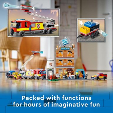 LEGO CITY BRIGADA DE BOMBEROS SET DE CAMIÓN DE BOMBEROS - 3