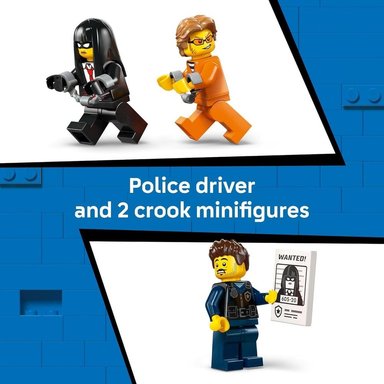 LEGO CITY FURGONETA DE TRANSPORTE DE PRISIONEROS SET DE CONSTRUCCIÓN POLICIAL - 5