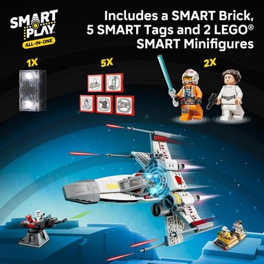 LEGO STAR WARS SMART PLAY RED FIVE X-WING 75423 - 6