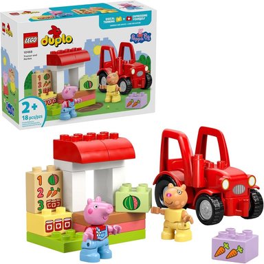 LEGO DUPLO PEPPA PIG TRACTOR Y MERCADO 10468 - 1
