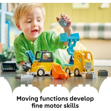 LEGO DUPLO TOWN VEHÍCULOS DE CONSTRUCCIÓN 3 EN 1 - 10475 - 5