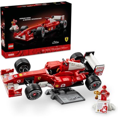 LEGO ICONS FERRARI F2004 Y MICHAEL SCHUMACHER 11375