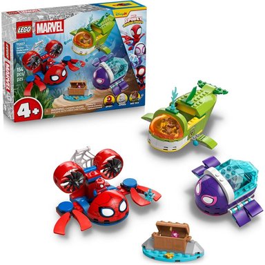 LEGO MARVEL SPIDEY Y SUS INCREÍBLES AMIGOS VEHÍCULOS SUBMARINOS 11207 - 1