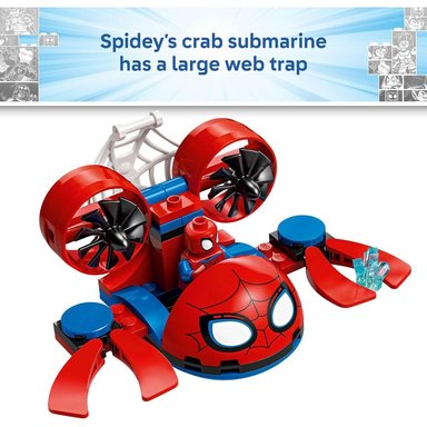 LEGO MARVEL SPIDEY Y SUS INCREÍBLES AMIGOS VEHÍCULOS SUBMARINOS 11207 - 5