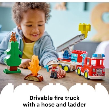 LEGO DUPLO TOWN CAMIÓN DE BOMBEROS 10473 - 4
