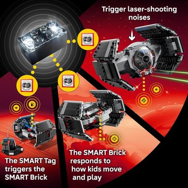 LEGO STAR WARS SMART PLAY CAZA TIE DE DARTH VADER 75421 - 3