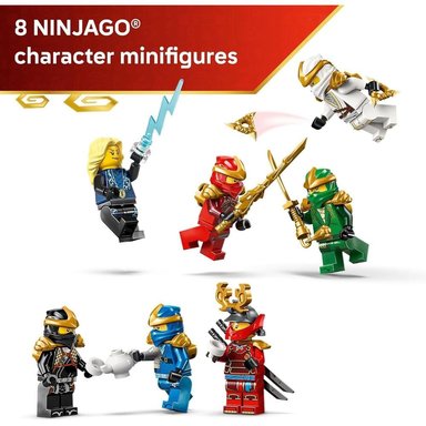 LEGO NINJAGO EXHIBICIÓN PERSONAJES NINJA 15° ANIVERSARIO 71866 - 6