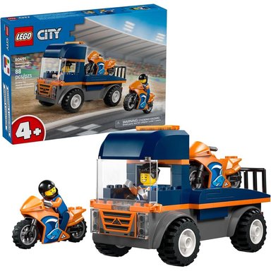 LEGO CITY CAMIÓN DE TRANSPORTE DE MOTOCICLETAS 60491 - 1