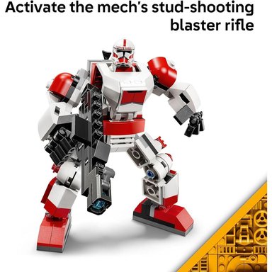 LEGO STAR WARS SOLDADO CLON DE CHOQUE MECH 75448 - 3