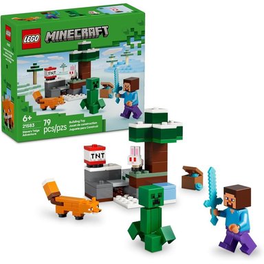 LEGO MINECRAFT AVENTURA EN LA TAIGA DE STEVE 21583 - 1