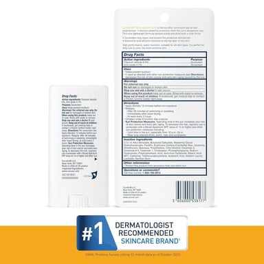CERAVE PROTECTOR SOLAR EN BARRA FPS 50 - 0.47 OZ / 13 GR - 6
