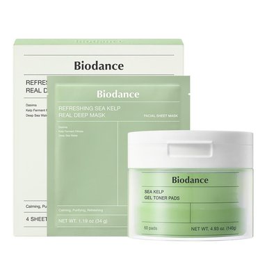 SET BIODANCE MASCARILLA Y ALMOHADILLAS