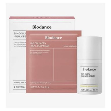 SET BIODANCE MASCARILLA BIOCOLÁGENO Y CREMA ILUMINADORA