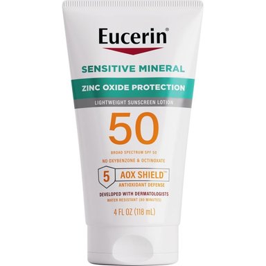 EUCERIN SUN SENSITIVE SPF 50 PROTECTOR SOLAR CON ZINC 4 OZ / 118 ML - 1