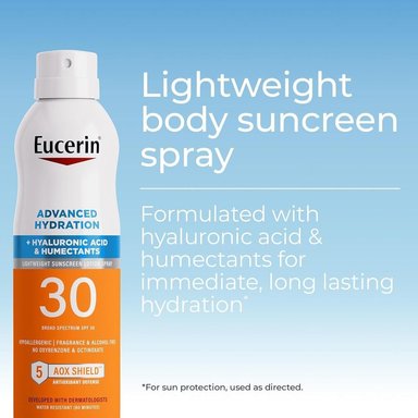 EUCERIN SUN ADVANCED HYDRATION SPF 30 PROTECTOR SOLAR EN SPRAY 6 OZ / 170 GR - 2
