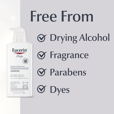 EUCERIN BABY LOCIÓN HIDRATANTE PARA BEBÉS 13.5 OZ / 400 ML - 4