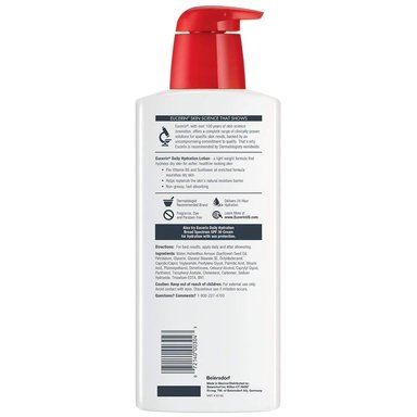 PACK 3 EUCERIN LOCIÓN HIDRATANTE DIARIA PARA PIEL SECA 500 ML - 2