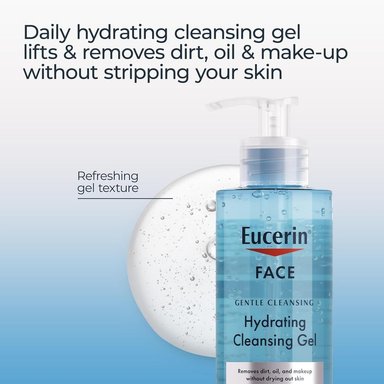 EUCERIN GEL LIMPIADOR FACIAL HIDRATANTE 13.5 FL OZ / 400 ML - 3