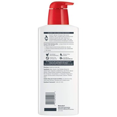 EUCERIN LOCIÓN CALMANTE CON AVENA PARA PIEL SECA Y PICAZÓN 16.9 OZ /500 ML - 2