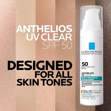 PROTECTOR SOLAR FACIAL SPF 50 UV CLEAR ANTHELIOS LA ROCHE-POSAY 1.7 OZ / 50 ML - 6