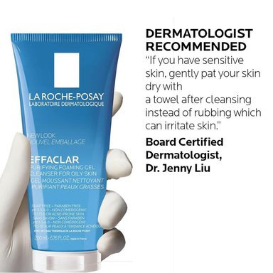 GEL LIMPIADOR ESPUMOSO PIEL GRASA EFFACLAR LA ROCHE-POSAY 6.76 OZ / 200 ML - 6