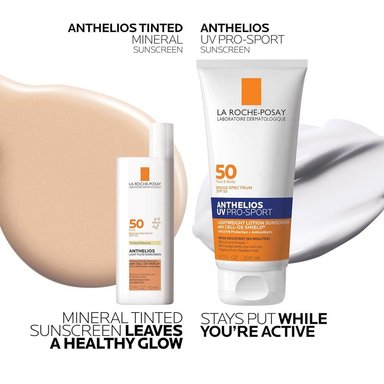 SET LA ROCHE-POSAY ANTHELIOS CON COLOR SPF 40 - 50 ML + UV PRO-SPORT SPF 50 - 200 ML - 2