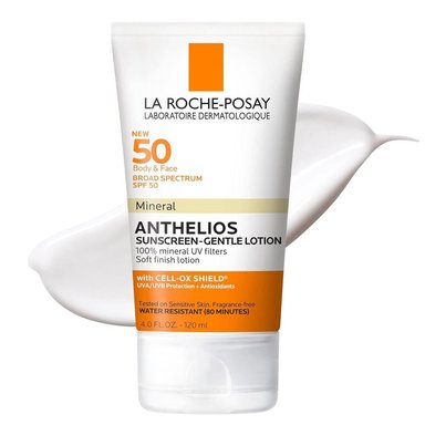 PROTECTOR SOLAR MINERAL SPF 50 ROSTRO Y CUERPO ANTHELIOS LA ROCHE-POSAY 4 OZ / 120 ML - 1