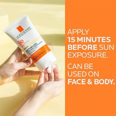 PROTECTOR SOLAR MINERAL SPF 50 ROSTRO Y CUERPO ANTHELIOS LA ROCHE-POSAY 3 OZ / 90 ML - 5