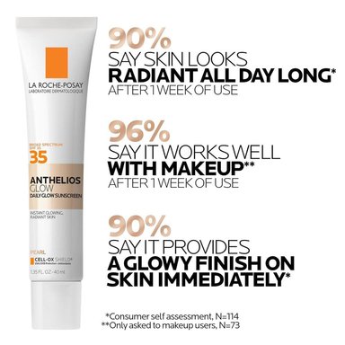 PROTECTOR SOLAR LA ROCHE-POSAY ANTHELIOS GLOW CON COLOR PEARL SPF 35 - 1.35 OZ / 40 ML - 4
