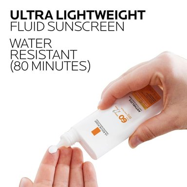 PROTECTOR SOLAR FACIAL LIGHT FLUID SPF 60 ANTHELIOS LA ROCHE-POSAY 1.7 OZ / 50 ML - 3