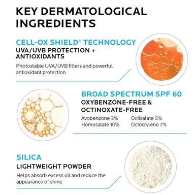 PROTECTOR SOLAR FACIAL LIGHT FLUID SPF 60 ANTHELIOS LA ROCHE-POSAY 1.7 OZ / 50 ML - 5