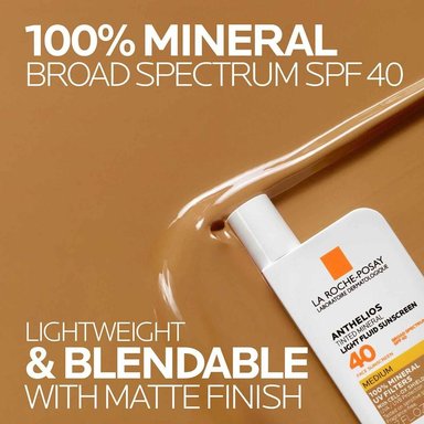 PROTECTOR SOLAR FACIAL FLUIDO MEDIUM SPF 40 ANTHELIOS LA ROCHE-POSAY 1.7 OZ / 50 ML - 3