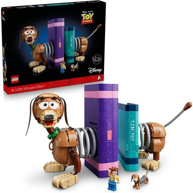 LEGO DISNEY PIXAR TOY STORY SLINKY DOG BOOKENDS 813 PIEZAS - 1